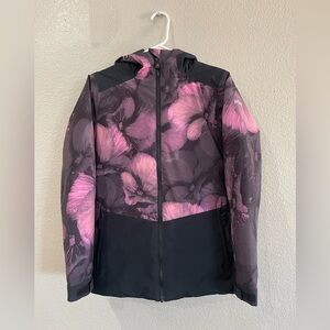 Roxy Pink and Black Floral Jacket